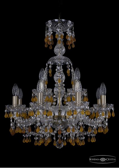 Люстра хрустальная Bohemia Ivele 1410/8+4/195/XL-66/Pa/V1003