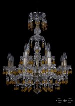 Люстра хрустальная Bohemia Ivele 1410/8+4/195/XL-66/Pa/V1003