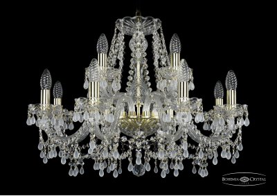 Люстра хрустальная Bohemia Ivele 1410/8+4/240/G/V0300