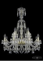 Люстра хрустальная Bohemia Ivele 1410/8+4/240/XL-80/G/V0300