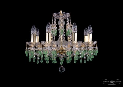 Люстра хрустальная Bohemia Ivele 1410/8/160/G/V5001 Люстра хрустальная Bohemia Ivele 1410/8/160/G/V5001