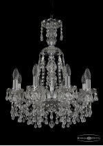 Люстра хрустальная Bohemia Ivele 1410/8/160/XL-60/Ni/V0300