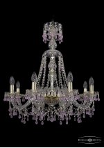 Люстра хрустальная Bohemia Ivele 1410/8/240/XL-74/G/V7010