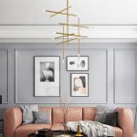 Подвесная люстра TRAVERSE H90 Gold ImperiumLoft 141096-26