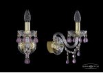 Светильник настенный бра Bohemia Ivele 1410B/1/141/G/V7010