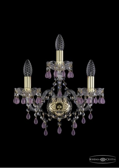 Светильник настенный бра Bohemia Ivele 1410B/2+1/141/G/V7010