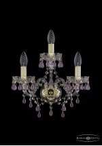 Светильник настенный бра Bohemia Ivele 1410B/2+1/141/G/V7010