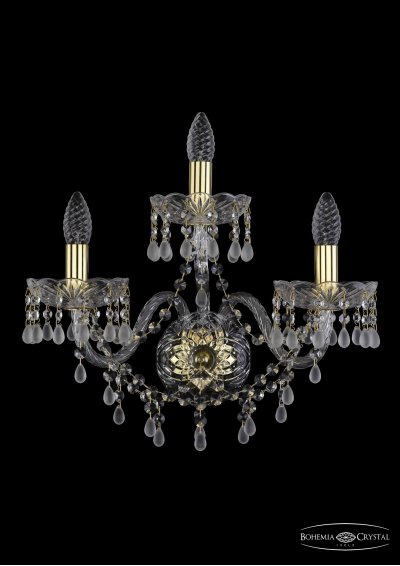 Светильник настенный бра Bohemia Ivele 1410B/2+1/195/XL/G/V0300