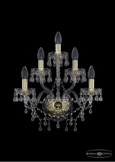 Светильник настенный бра Bohemia Ivele 1410B/2+2+1/160/G/V0300
