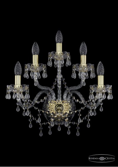 Светильник настенный бра Bohemia Ivele 1410B/2+2+1/195/XL/G/V0300