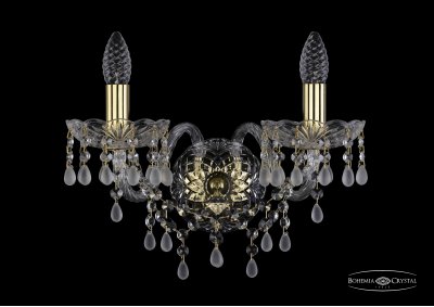 Светильник настенный бра Bohemia Ivele 1410B/2/160/XL/G/V0300