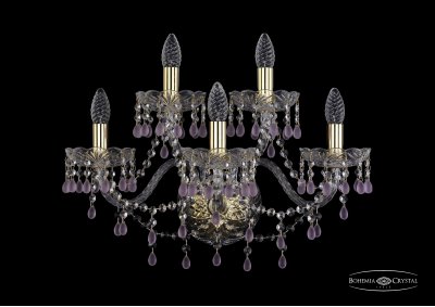 Светильник настенный бра Bohemia Ivele 1410B/3+2/195/XL/G/V7010