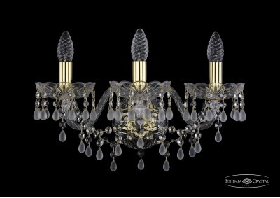 Светильник настенный бра Bohemia Ivele 1410B/3/160/XL/G/V0300