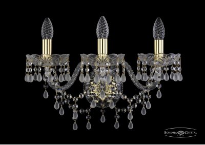 Светильник настенный бра Bohemia Ivele 1410B/3/195/XL/G/V0300