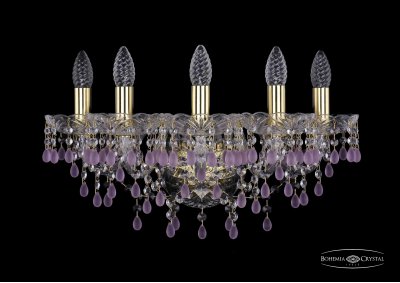 Светильник настенный бра Bohemia Ivele 1410B/5/160/XL/G/V7010