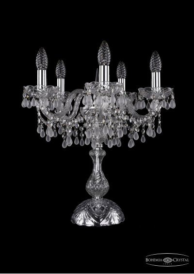 Настольная лампа Bohemia Ivele 1410L/5/141-47/Ni/V0300