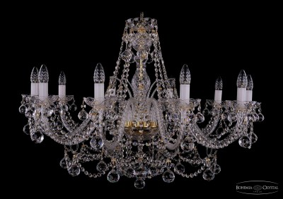 Люстра хрустальная Bohemia Ivele 1411/10/360-66/G/Balls