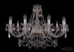 Люстра хрустальная Bohemia Ivele 1411/10/360-66/G/Leafs