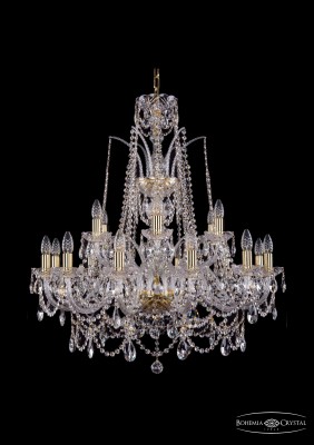 Люстра хрустальная Bohemia Ivele 1411/12+6/300/G