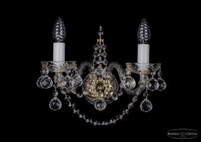 Светильник настенный бра Bohemia Ivele 1411/2/G/Balls
