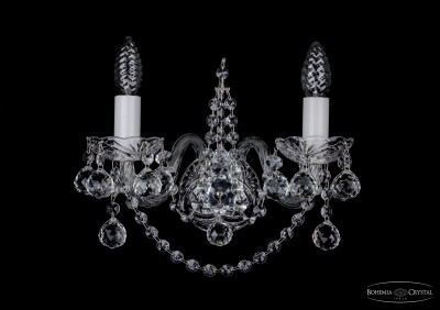 Светильник настенный бра Bohemia Ivele 1411/2/Ni/Balls