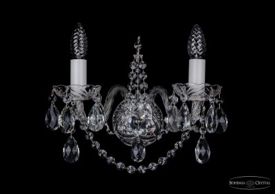 Светильник настенный бра Bohemia Ivele 1411B/2/141Ni Светильник настенный бра Bohemia Ivele 1411B/2/141Ni