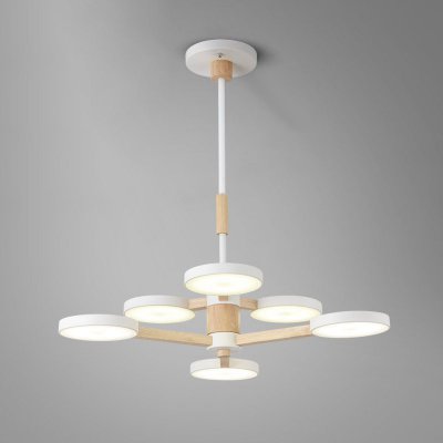 Подвесная люстра TURNA DBL L6 White ImperiumLoft 141109-26