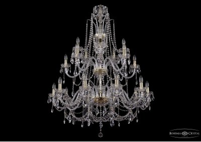 Люстра хрустальная Bohemia Ivele 1411/10+5+5/360/2d/G Люстра хрустальная Bohemia Ivele 1411/10+5+5/360/2d/G