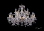 Люстра хрустальная Bohemia Ivele 1411/10+5/240/G/Balls