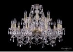 Люстра хрустальная Bohemia Ivele 1411/10+5/240/G