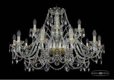 Люстра хрустальная Bohemia Ivele 1411/10+5/360/G Люстра хрустальная Bohemia Ivele 1411/10+5/360/G
