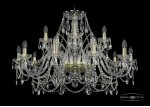 Люстра хрустальная Bohemia Ivele 1411/10+5/360/G