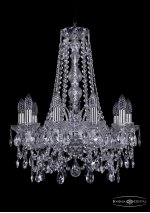 Люстра хрустальная Bohemia Ivele 1411/10/160/h-64/Ni