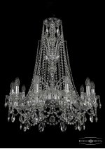 Люстра хрустальная Bohemia Ivele 1411/10/240/XL-84/Ni