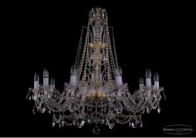 Люстра хрустальная Bohemia Ivele 1411/10/360/XL-87/G