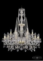 Люстра хрустальная Bohemia Ivele 1411/12+6/300/XL-96/G