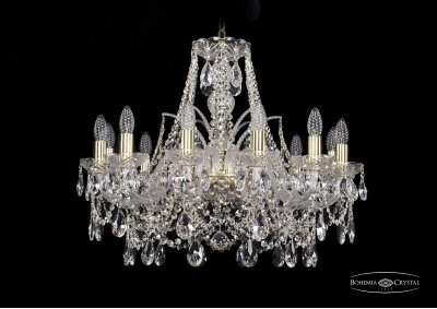 Люстра хрустальная Bohemia Ivele 1411/12/240/G Люстра хрустальная Bohemia Ivele 1411/12/240/G