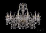 Люстра хрустальная Bohemia Ivele 1411/12/300/G/Leafs
