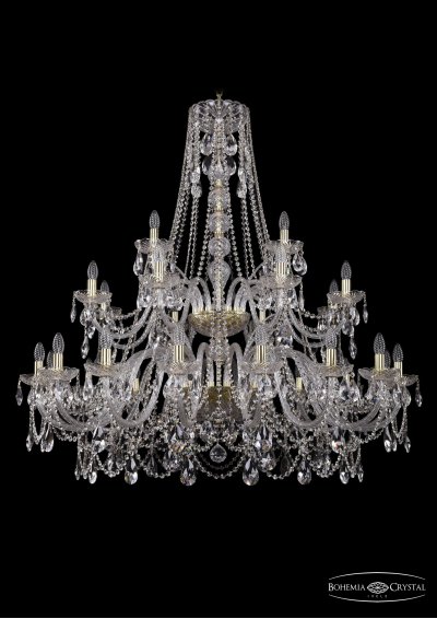 Люстра хрустальная Bohemia Ivele 1411/16+8+4/460/2d/G