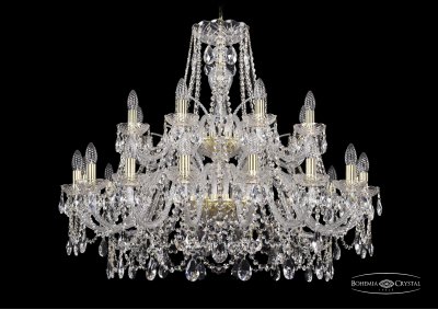 Люстра хрустальная Bohemia Ivele 1411/16+8/360/2d/G