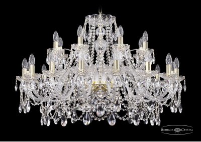 Люстра хрустальная Bohemia Ivele 1411/16+8/360/G