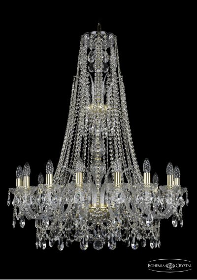 Люстра хрустальная Bohemia Ivele 1411/16/300/XL-108/G