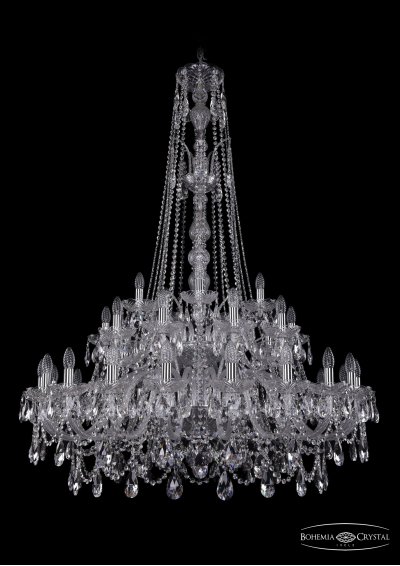 Люстра хрустальная Bohemia Ivele 1411/20+10+5/400/XL-155/2d/Ni Люстра хрустальная Bohemia Ivele 1411/20+10+5/400/XL-155/2d/Ni