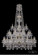 Люстра хрустальная Bohemia Ivele 1411/20+10+5/400/XL-155/3d/G