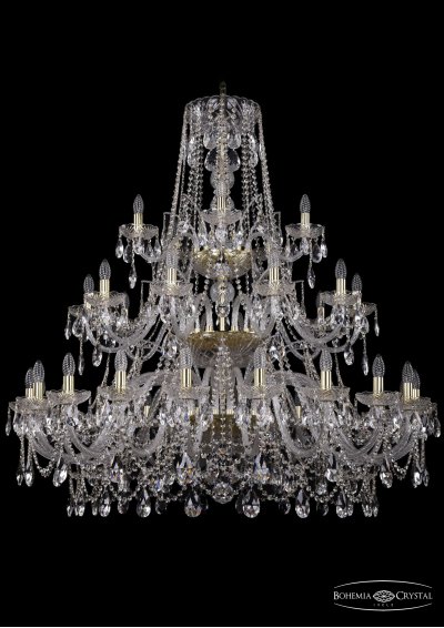 Люстра хрустальная Bohemia Ivele 1411/20+10+5/460/3d/G