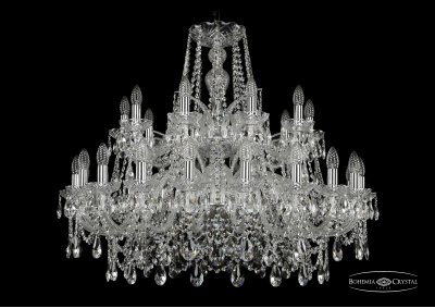 Люстра хрустальная Bohemia Ivele 1411/20+10/360/2d/Ni