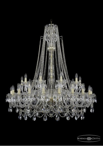 Люстра хрустальная Bohemia Ivele 1411/20+10/400/XL-130/G