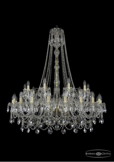 Люстра хрустальная Bohemia Ivele 1411/20+10/400/h-130/G