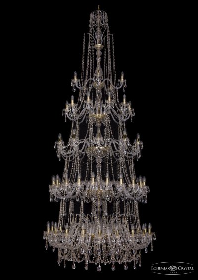 Люстра хрустальная Bohemia Ivele 1411/20+20+10+10+5/460/5d/G