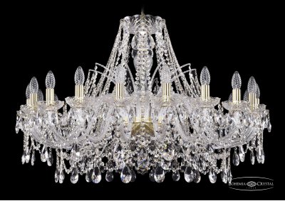 Люстра хрустальная Bohemia Ivele 1411/20/360/G